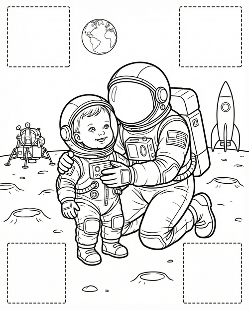 Carte de Colorat Personalizată - Print